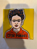 Frida Kahlo Relieve Tile — ¡Sí Se Puede!