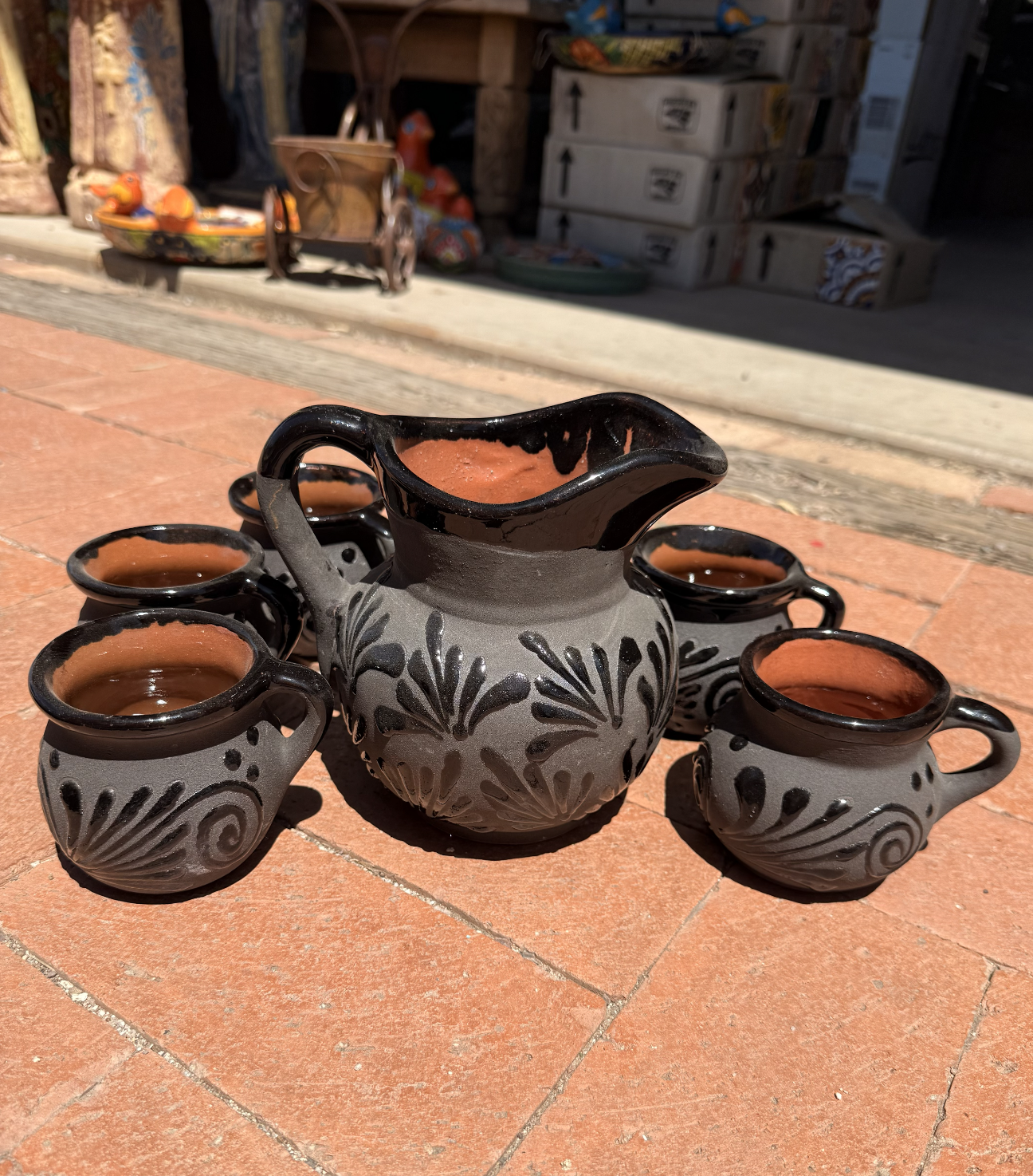 Oaxacan Black Clay Set